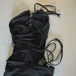 Balenciaga  Laced Up One-Piece Swimsuit, Black, Medium, $650 Photo 10