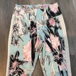 Nike Floral Leggings Small S Light blue Womens Nice Photo 1