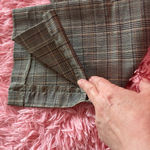 Jules & Leopold  Tan Plaid Flare Pants Photo 1