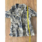 British Khaki  Camo Jacket Military buttons Size L Photo 4