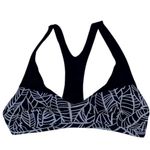 Lululemon  Shanti Surf Sport Bikini Top in Pretty Palm Black Angel Wing / Black Photo 5