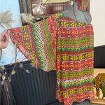 Judith March Anthropologie Bohemian One Shoulder Asymmetrical Dress ~ Size L 💚🍄 Photo 1