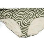 ANDIE  Swim Hipster Bikini Bottom Bias Stripe Olive Green Women's Size XL Photo 1
