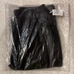 Line and Dot NWT Black Sheepskin Stripe Pants Photo 7