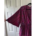 Elan  Medium Swim Coverup Romper with Kimono Sleeves Photo 1