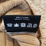 Carlisle  Merino Wool Longline Tabard
Duster Button Ribbed Cardigan Camel Sz M Photo 7