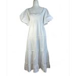 Show Me Your Mumu  Odette Midi Dress in White Small Womens Long Cotton Photo 4