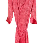 Victoria's Secret NWT gold label Victoria Secret pink/coral color satin full length robe SZ‎ small Photo 0