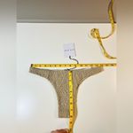 Free People  Aila Blue Oceania Bikini Bottom Size Large NWT $99 Photo 5