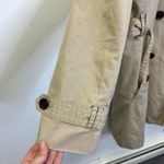 Banana Republic Double Breasted Belted Trench Coat Khaki Size LP Photo 2