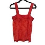 Joie  COTTON SILK WIDE STRAP CORAL CROPPED BABY TEE TOP XS Photo 2