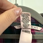 Victoria's Secret Victoria’s Secret Pink and Green Plaid Pajama Set Small Photo 7