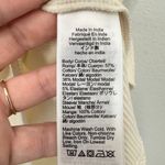 J.Crew XXS Cream Vintage rib T-shirt with cotton poplin puff sleeves Chic Femme Photo 2