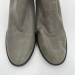 Lucky Brand Boots Size 9 Women's Branndi Bootie Ankle Leather Green/Taupe Heel Photo 2