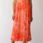 RAQUEL ALLEGRA Tie Dye Ripple Satin Slip Dress ~ Army Green Tie Dye Size 3 NWOT Photo 11