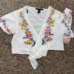 Forever 21 Floral Wrap Top Photo 0