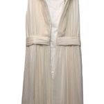 Marchesa Notte Silk Dress Embellished Beaded Neck bridal engagement wedding Size 10 Photo 1