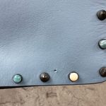 Coach  1941 Dinky With Rivets Glovetanned Leather Light Blue Crossbody. Photo 13