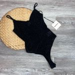 superdown Nwt  black leopard bustier bodysuit‎ Women’s Size XS Photo 2
