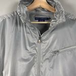 Ralph Lauren Golf Women’s XL Silver Popover 1/2 Zip Windbreaker Jacket Vented Photo 1