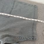 Duluth Trading Bibs Railroad Pin Stripe Rootstock Gardening Shorts Overalls XL Blue Photo 11