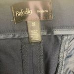 Rafaella Women’s Soft Crepe Modern Fit Dress Pants Navy Blue Size 10 Photo 3
