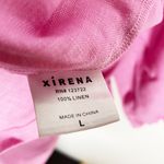 Xirena Pippa Mid Weight Linen Weave One Shoulder Mini Pullover Dress Cinder Rose Photo 3