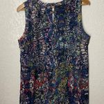 CAbi  Stained Glass Keyhole Sleeveless L Photo 3