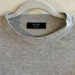 Brass Brand Sweater Gray Knit Crew Neck 3/4 Sleeves Top Sz M EUC Size M Photo 4