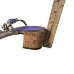 Lilly Pulitzer Marcia Block Heel Sandal Metallic Gold Leather Women's Size 8 Photo 5