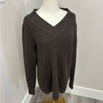 Wilfred Aritzia  Roger Brown Oversized V-Neck Sweater Small Photo 6