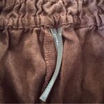 Anthropologie  The Somerset Linen Edition Shorts NWT, Sepia Brown - Small Photo 9