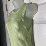 Topshop  Ribbed Knit Tank Green Photo 7