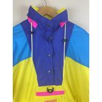 Nevica Women’s Neon Anorak Ski Jacket Vintage 90s Retro Size 10 Yellow Photo 1