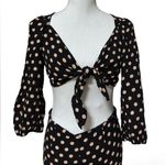 Forever 21  matching two piece set; crop top & pants with side zipper;size Medium Photo 0