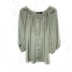 Willi Smith  Blouse Green‎ Photo 7