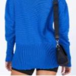 Princess Polly Colbolt Blue Knit Larnee Turtleneck Womens Sweater Blue Small Photo 3