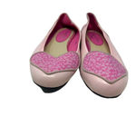 French Sole for Liberty‎ Of London Love Heart Pink Leather Flats Size 40 9.5 Photo 5