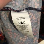 LuLaRoe Dress Julia Navy w/ Leaf & Floral Pattern XS BNWT Short Slv Pencil Skirt Photo 5