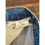 Reformation  jean shorts size 24 button fly raw hem Photo 5