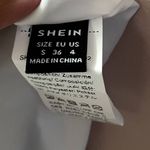 SheIn  Navy, Cream, & Tan Striped Mini Dress Size S/4 NWT Photo 3