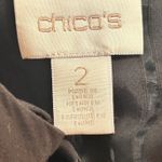 Chico's Bomber Jacket Black Large Or 2 Photo 7