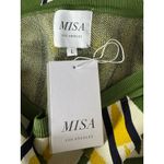 MISA Los Angeles  knit Geometric Print offShoulder Maxi Dress Bell Sleeves  L Photo 4