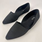 MIA Shoes Womens 7.5 M Lynne D'Orsay Ballet Flats Comfort Black Fabric Slip On Photo 4