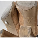 Madden Girl Shoes Womens Size 8.5 Tan Billii Block Heel Mule Sandals Peep Toe Photo 5