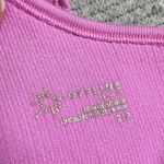 OFFLINE BY AERIE SEAMLESS ONE SHOULDER LONGLINE SPORTS BRA, pink Photo 5