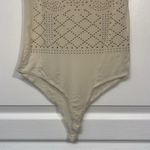 Charlotte Russe Charlotte Nude Studded Tank Top Blouse Bodysuit Y2K Sized Med EUC #1437 Photo 2