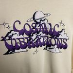 Quiksilver Quicksilver Size Small Cosmic Vibrations Boxy Crewneck Sweatshirt Butter Yellow Photo 2