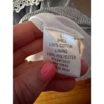 Blue Rain  Eyelet Blue Stripe Floral Coquette Off the Shoulder Shirt Photo 8