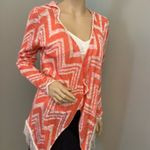 Maurice's BWT PINK AND WHITE‎ HOODED SHAW SWEATER Photo 1